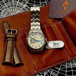 🔥VILLANDRY 42mm SATIN ANTIQUE NH38 AUTOMATIC🔥